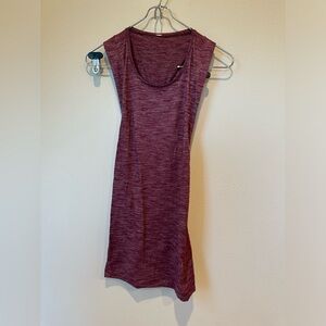 Lululemon heathered burgundy racer back top 4